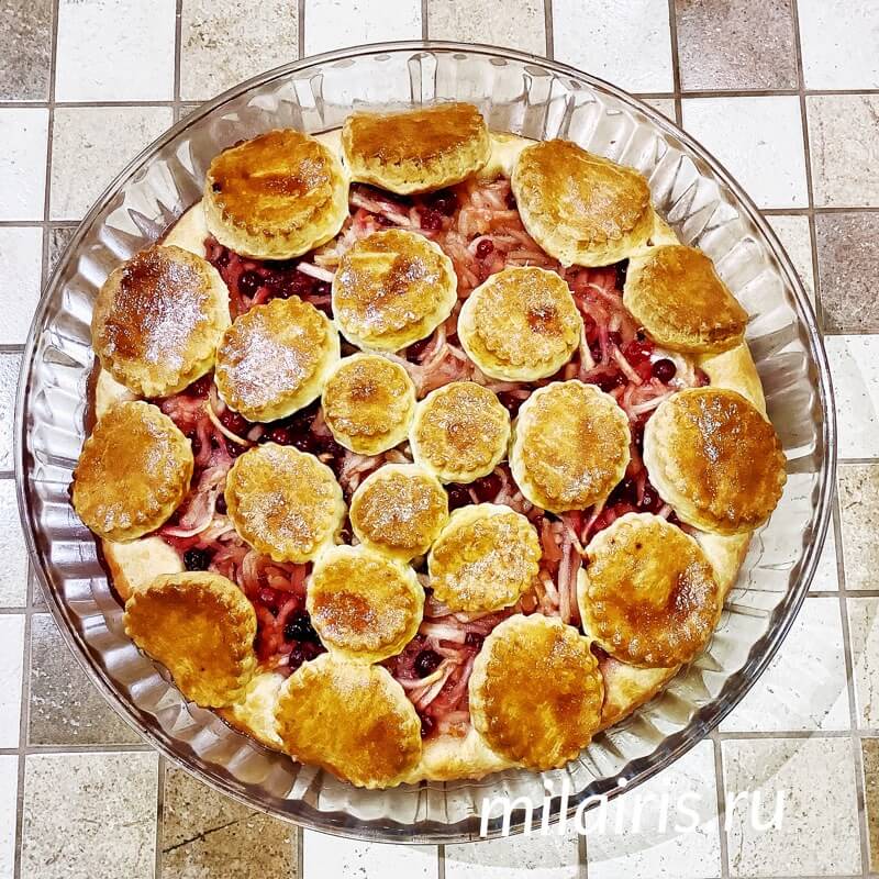 Бездрожжевой пирог с яблоками в духовке  рецепт с фото пошагово