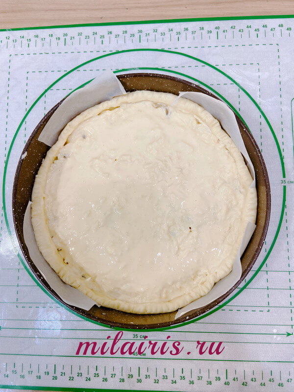 Сырно - луковый пирог
